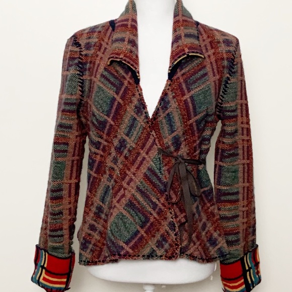 Anthropologie Jackets & Blazers - ANTHROPOLOGIE /SPARROW -Cardigan Wrap Blazer. L